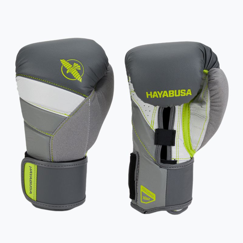 Hayabusa T3 pilkai geltonos bokso pirštinės T314G 3