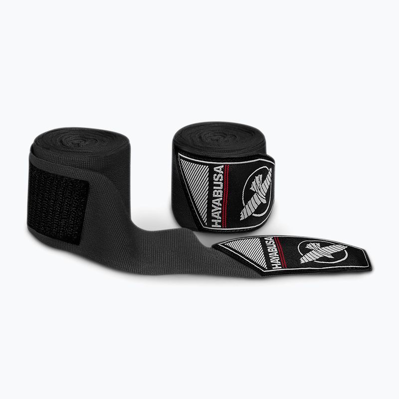 Bokso raiščiai Hayabusa Perfect Stretch Youth Hand Wraps 450 cm black 2