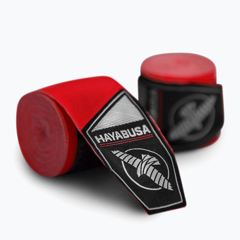 Bokso raiščiai Hayabusa Perfect Stretch Youth Hand Wraps 450 cm red