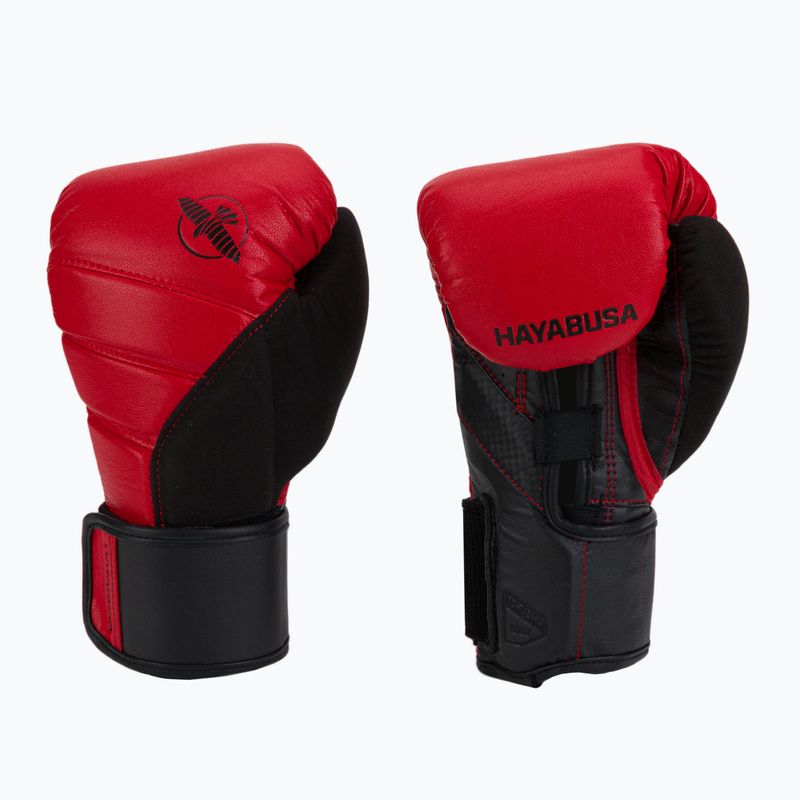 Hayabusa T3 raudonos/juodos bokso pirštinės T310G