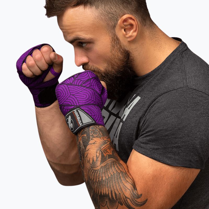 Bokso tvarsčiai Hayabusa Perfect Stretch Printed 450 cm purple lotus 5