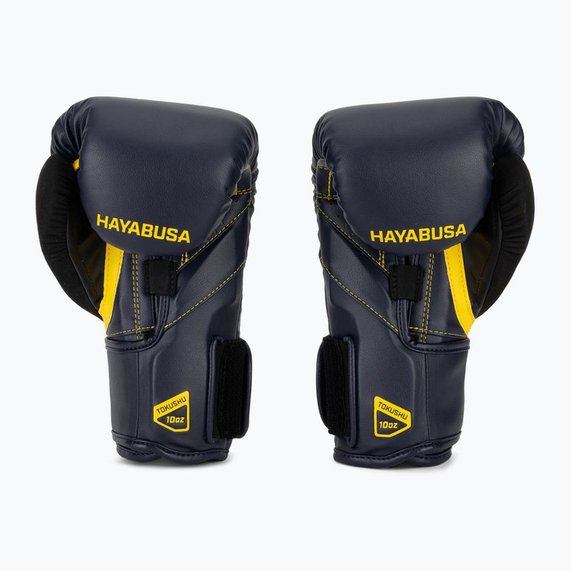 Bokso pirštinės Hayabusa T3 navy/yellow 3