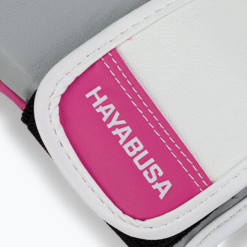 Hayabusa T3 bokso pirštinės baltos ir rožinės spalvos T314G 6