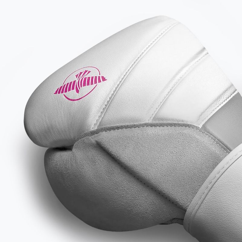 Hayabusa T3 bokso pirštinės baltos ir rožinės spalvos T314G 11