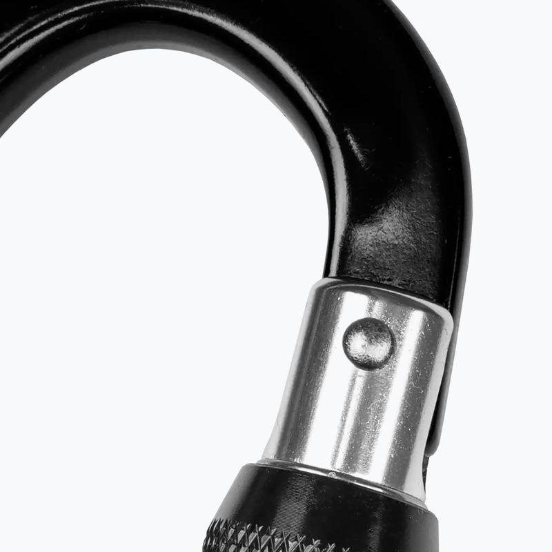 Karabinas Grivel Mega K6N Screw Lock black/black 2