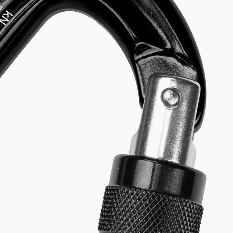 Karabinas Grivel Delta K5N Screw Lock black/black 2