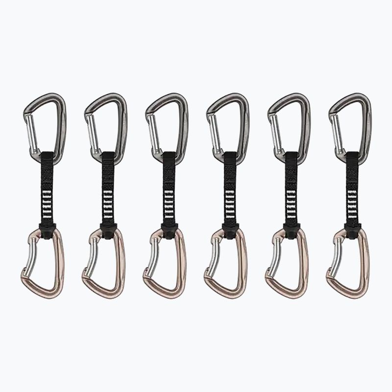 Rinkinys Grivel ALL-Round Alpha 6 pakelių laipiojimo ekspresų 11 cm juoda/geltona