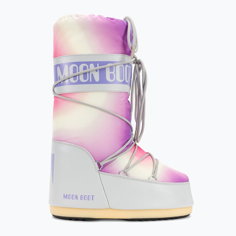 Moteriški sniego batai Moon Boot Icon Tie Dye glacier grey 2