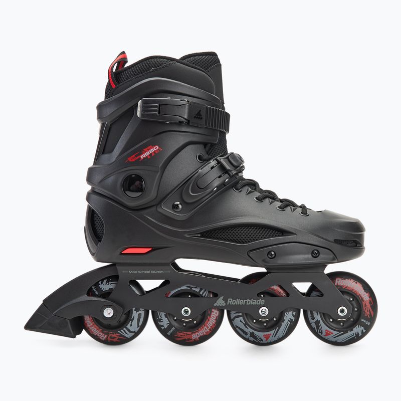 Vyriški riedučiai Rollerblade RB 80 black/red 2