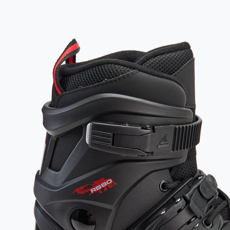 Vyriški riedučiai Rollerblade RB 80 black/red 5