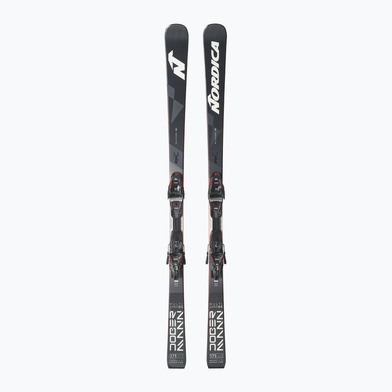 Kalnų slidės Nordica Doberman Multigara DC + įkabinimai Comp 13 FDT black/white