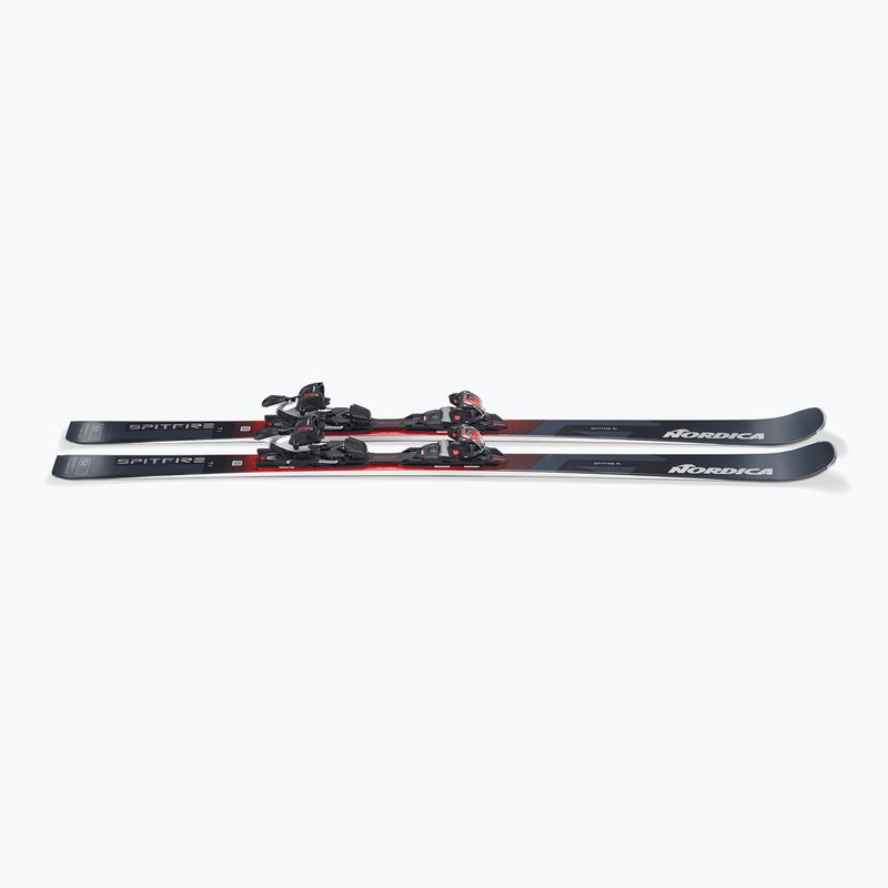 Kalnų slidės Nordica Spitfire TI + apkaustai TP2LT11 FDT grey/blue/red/silver 5