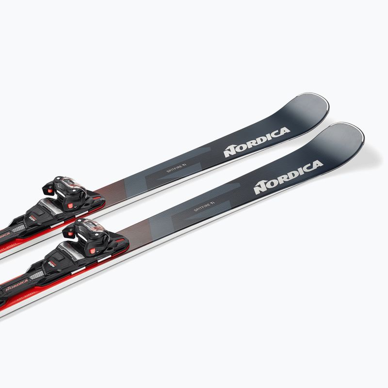 Kalnų slidės Nordica Spitfire TI + apkaustai TP2LT11 FDT grey/blue/red/silver 6