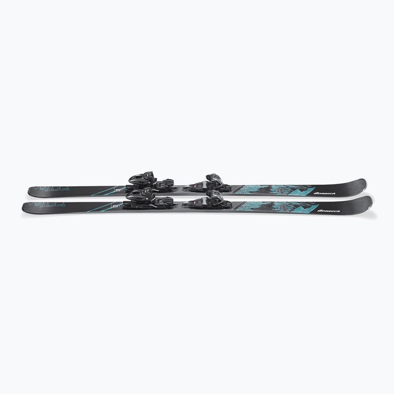Moteriškos kalnų slidės Nordica Wild Belle 78 + slidžių įkabinimai TP2COMP10 FDT black/water 5