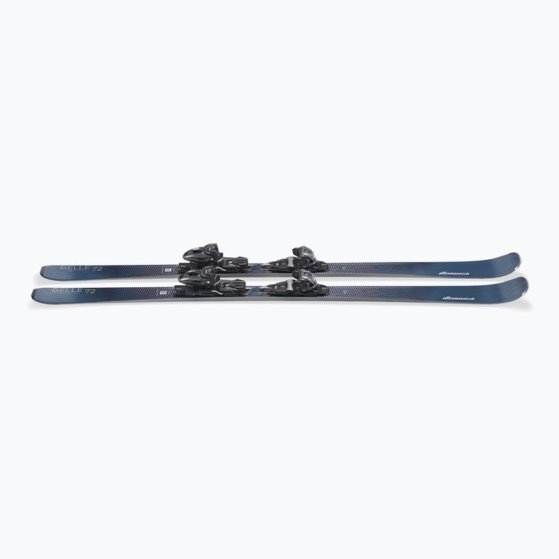 Moteriškos kalnų slidės + apkaustai Nordica Belle 72 + TP2COMP10 FDT midnight-blue/rainbow 5