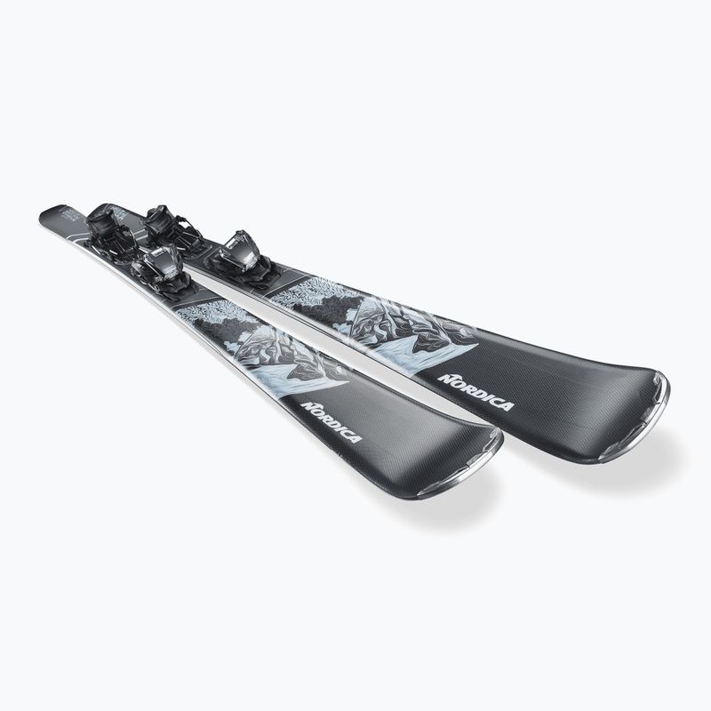 Moteriškos kalnų slidės Nordica Wild Belle 74 + įkabinimai TP2 COMP10 FDT black/blue 4