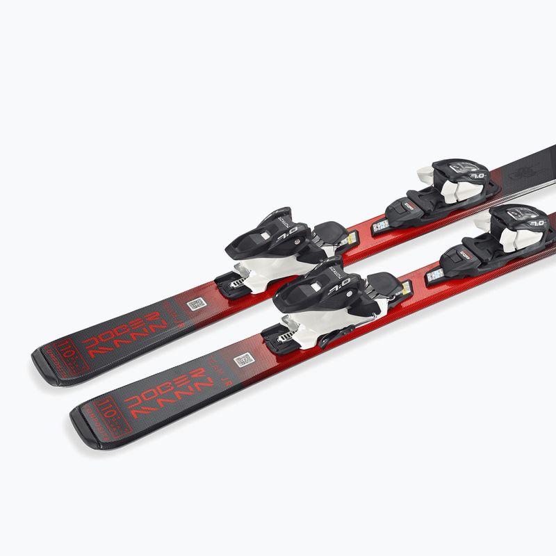 Vaikiškos kalnų slidės + apkaustai Nordica Team JR (110-150) + J7.0 FDT black/red 7
