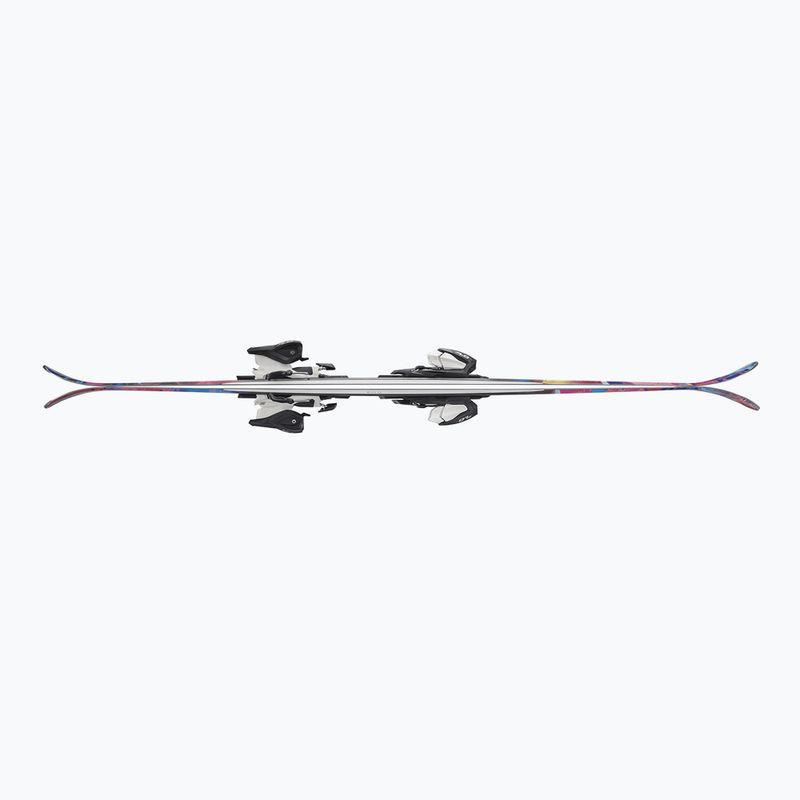 Vaikiškos kalnų slidės + apkaustai Nordica Unleashed JR + J7.0 FDT rainbow 3