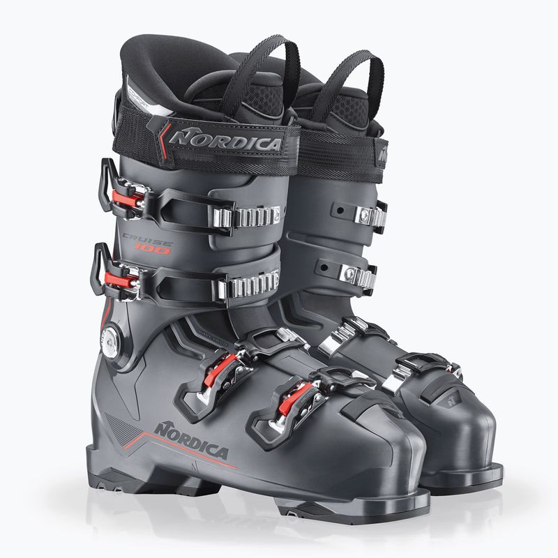 Vyriški slidinėjimo batai Nordica The Cruise 100 anthracite/black/red 7
