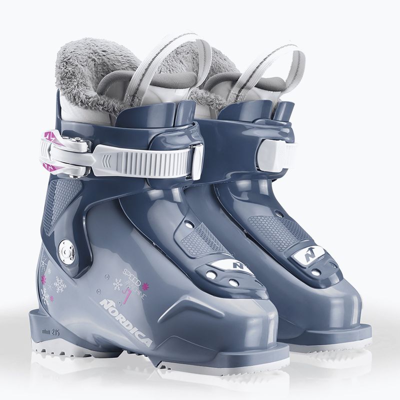 Vaikiški slidinėjimo batai Nordica Speedmachine J 1 blue/light blue/fucsia 7