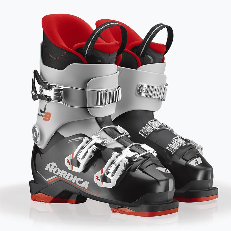 Vaikiški slidinėjimo batai Nordica Speedmachine J 3 black/grey/red 7