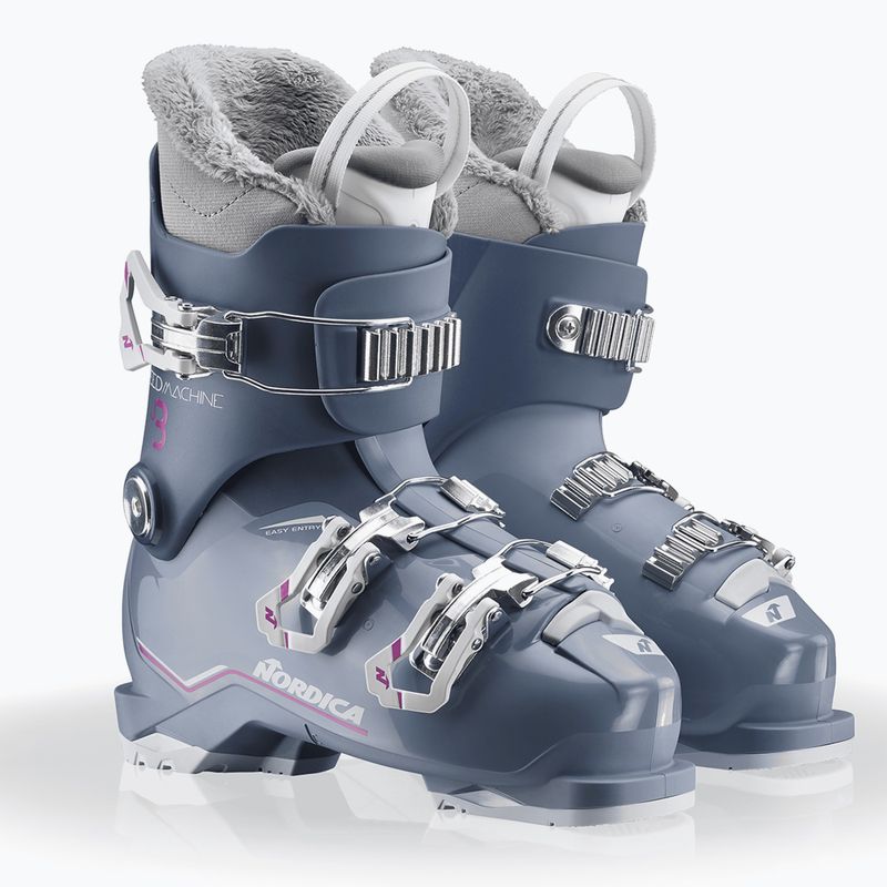 Vaikiški slidinėjimo batai Nordica Speedmachine J 3 blue/light blue/fucsia 7