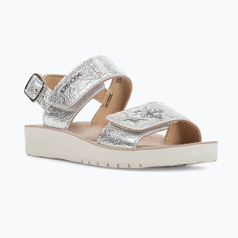 Paauglių sandalai Geox Costarei silver 9