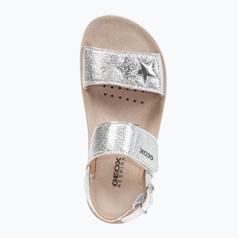 Paauglių sandalai Geox Costarei silver 13