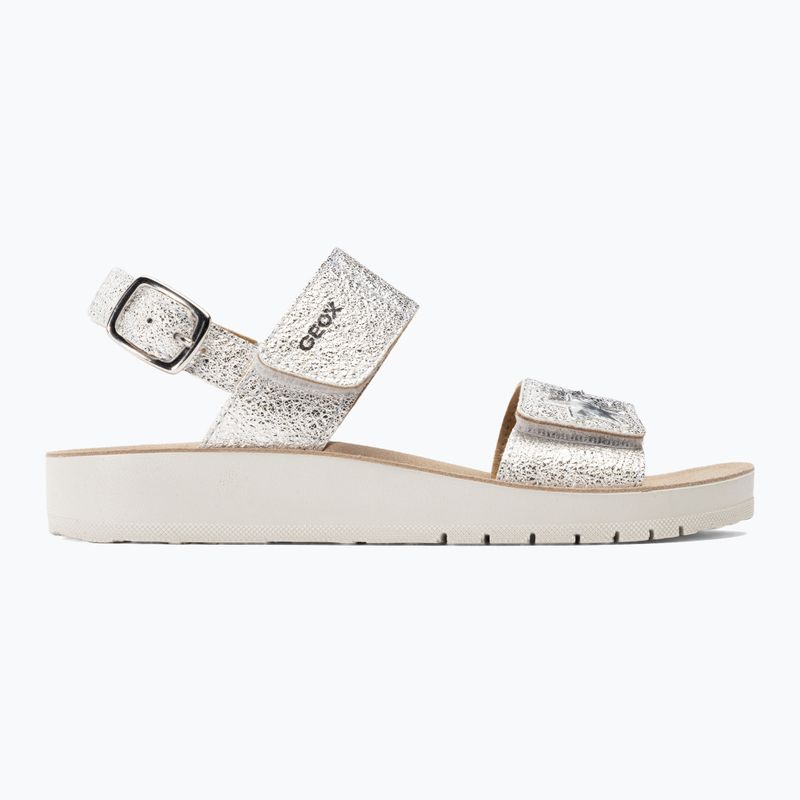 Paauglių sandalai Geox Costarei silver 2