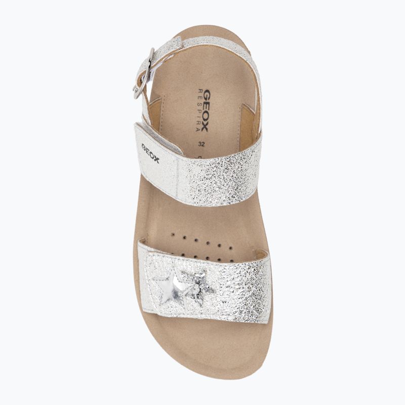 Paauglių sandalai Geox Costarei silver 5