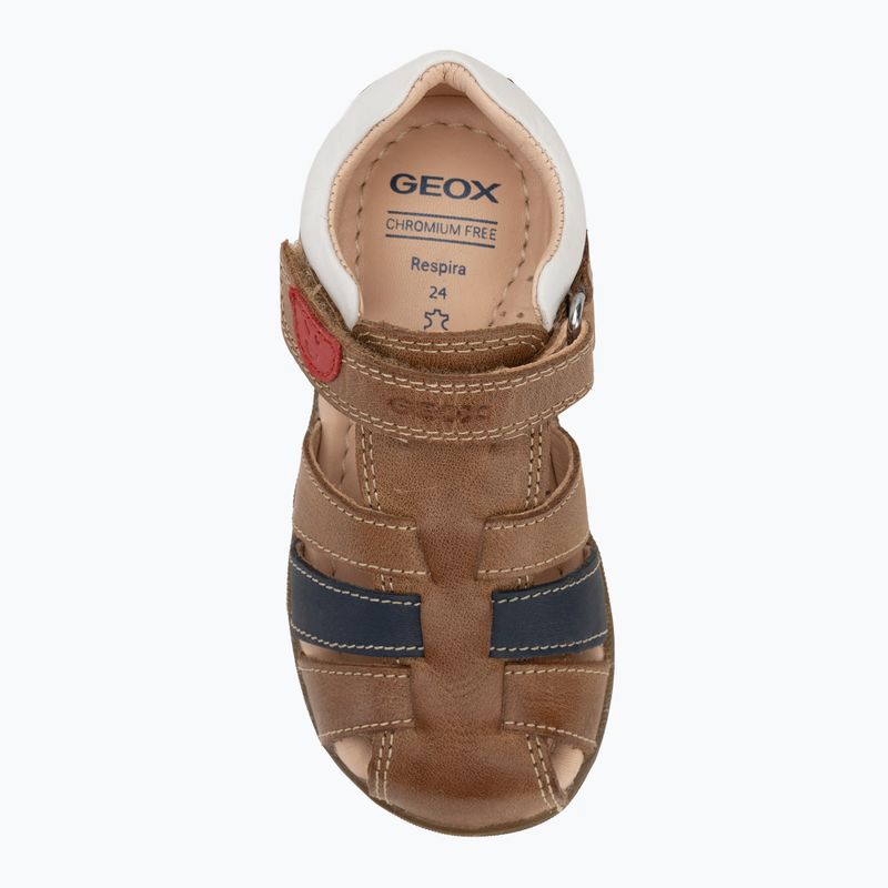 Vaikiški sandalai Geox Macchia caramel 5