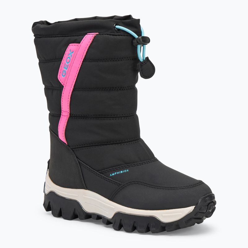 Vaikiški sniego batai Geox Himalaya ABX black / fuchsia