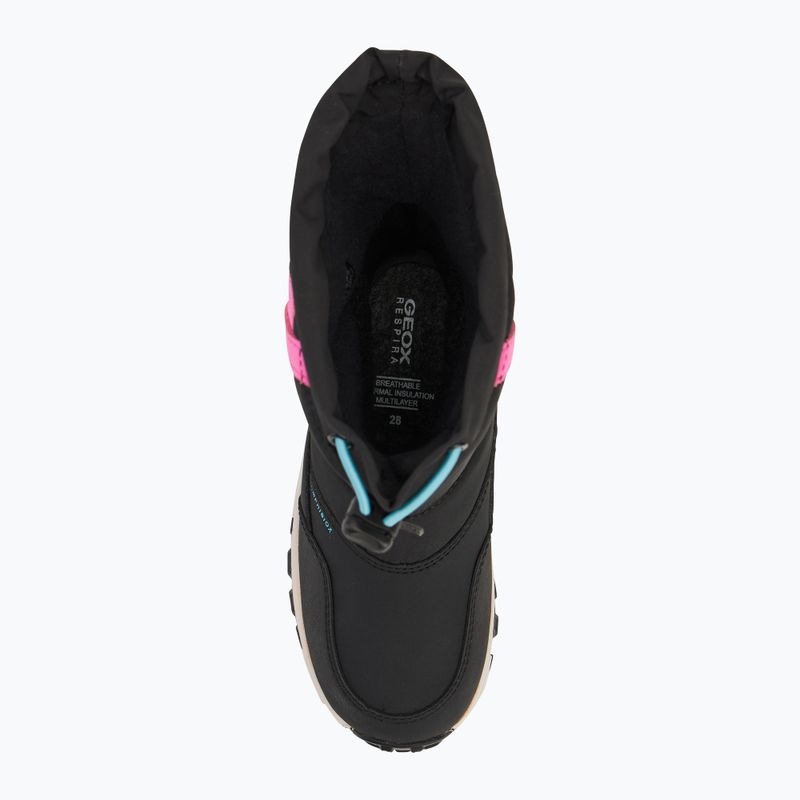 Vaikiški sniego batai Geox Himalaya ABX black / fuchsia 5