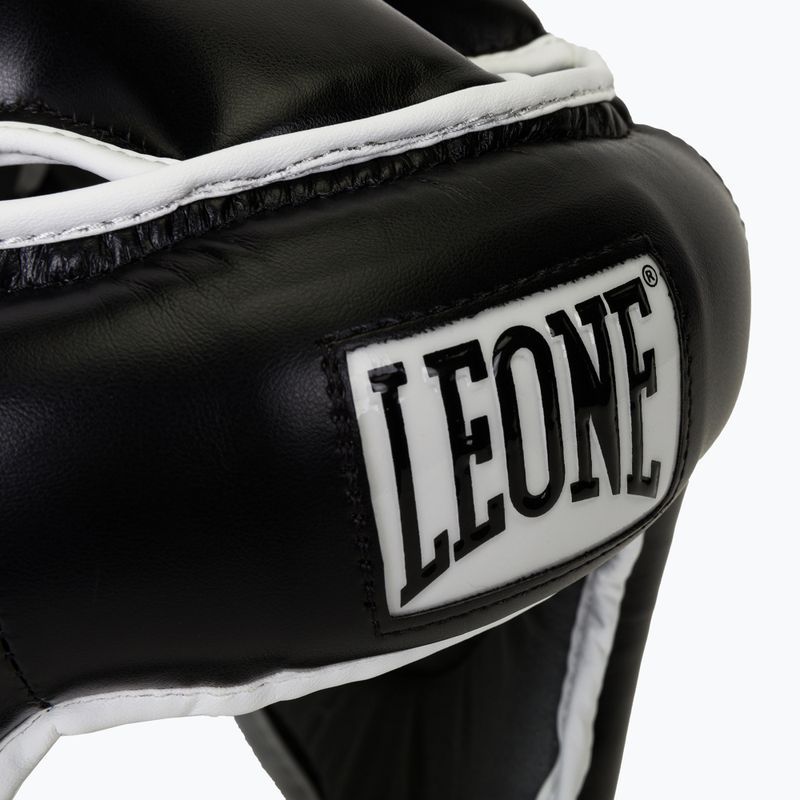 LEONE 1947 Kovinis bokso šalmas juodas CS410 4