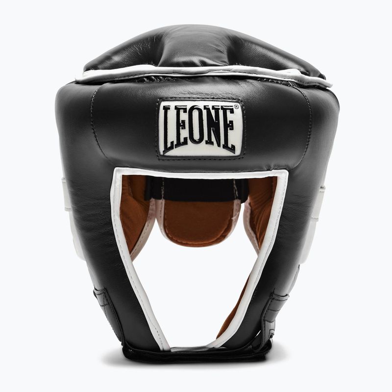 LEONE 1947 Kovinis bokso šalmas juodas CS410 5