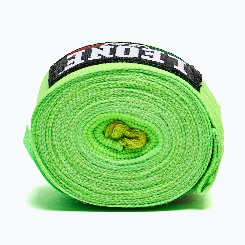 Bokso raiščiai Leone 1947 Hand Wraps 350 cm fluorescent green 4