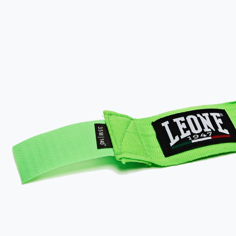 Bokso raiščiai Leone 1947 Hand Wraps 350 cm fluorescent green 5