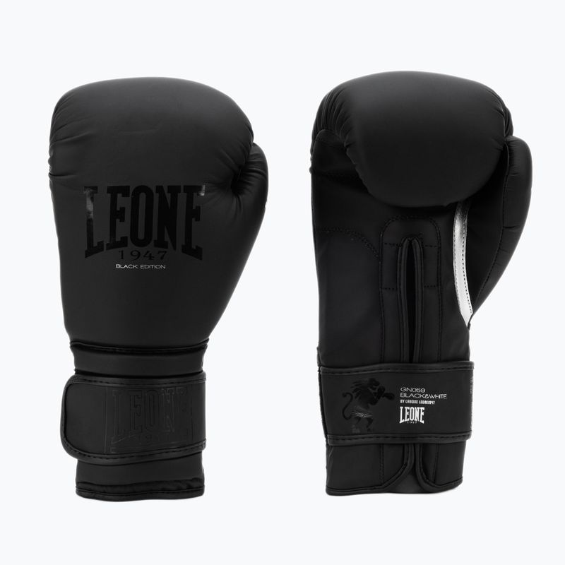 LEONE bokso pirštinės 1947 Black&White black GN059