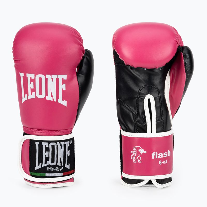 LEONE vaikiškos bokso pirštinės 1947 Flash fuxia 3