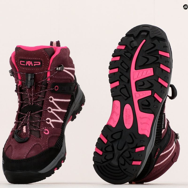 CMP vaikiški trekingo batai Rigel Mid Wp kaštoninės spalvos 3Q12944/05HM 13