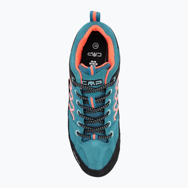 Moteriški žygio batai CMP Moon Low Wp teal/red fluo 5