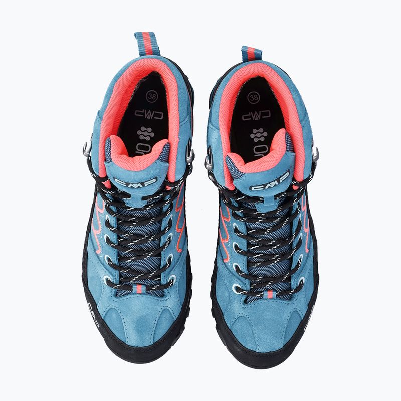 Moteriški žygio batai CMP Moon Mid WP teal/red fluo 3