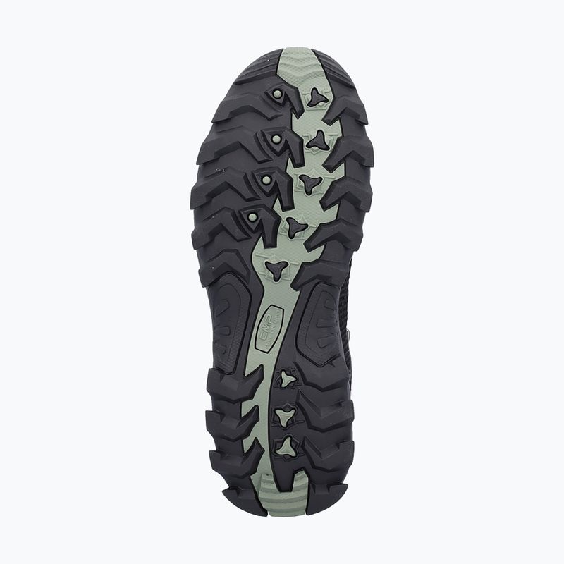 Moteriški trekingo batai CMP Rigel Mid Wp anthracite/mineral green 4