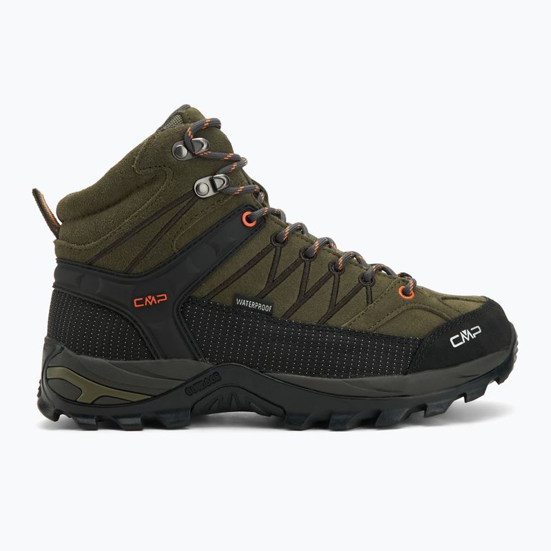 Vyriški trekinginiai batai CMP Rigel Mid Wp olive/flame 2