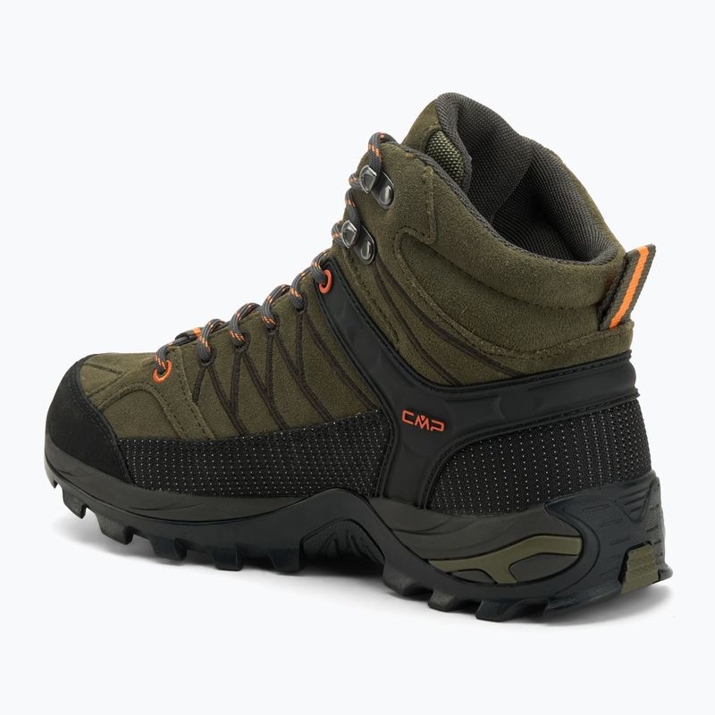 Vyriški trekinginiai batai CMP Rigel Mid Wp olive/flame 3