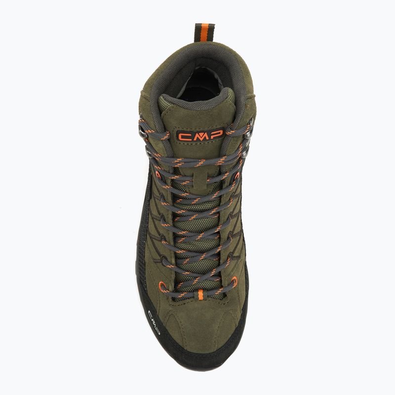 Vyriški trekinginiai batai CMP Rigel Mid Wp olive/flame 5