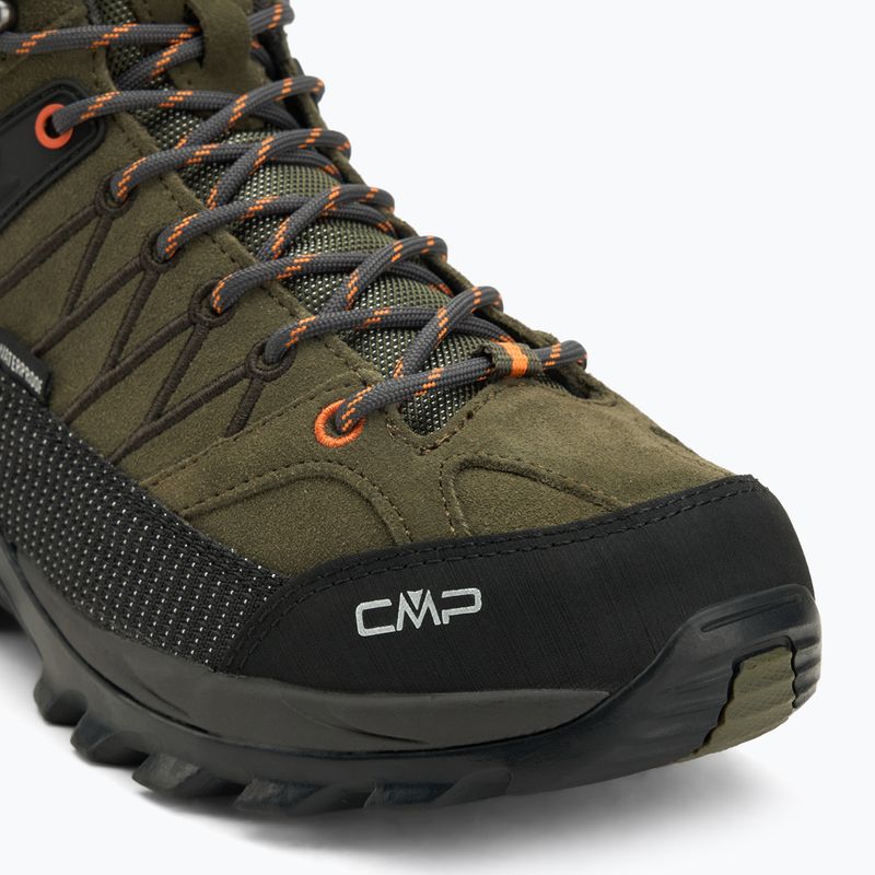 Vyriški trekinginiai batai CMP Rigel Mid Wp olive/flame 6