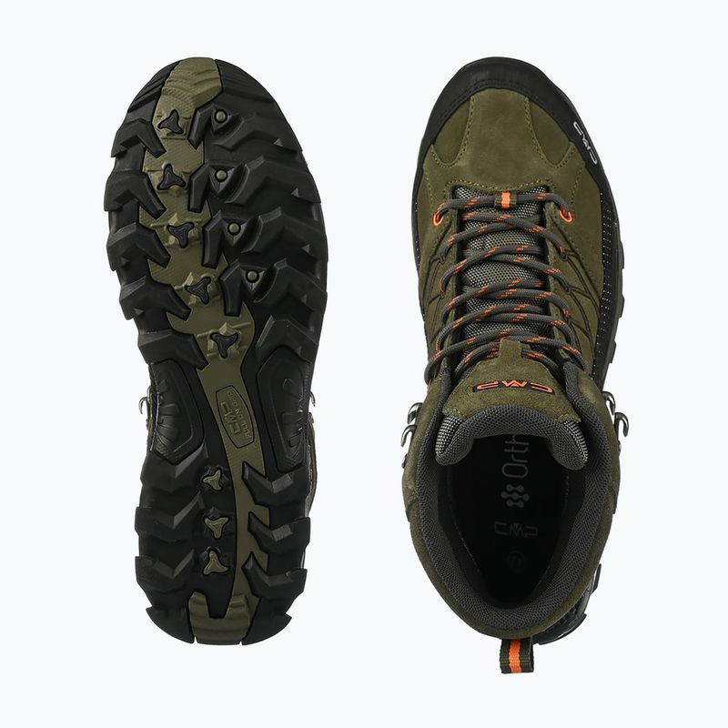 Vyriški trekinginiai batai CMP Rigel Mid Wp olive/flame 5