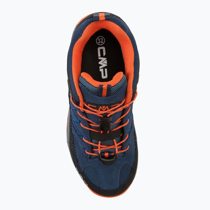 Vaikiški žygio batai CMP Rigel Low Wp b.blue / arancio 5