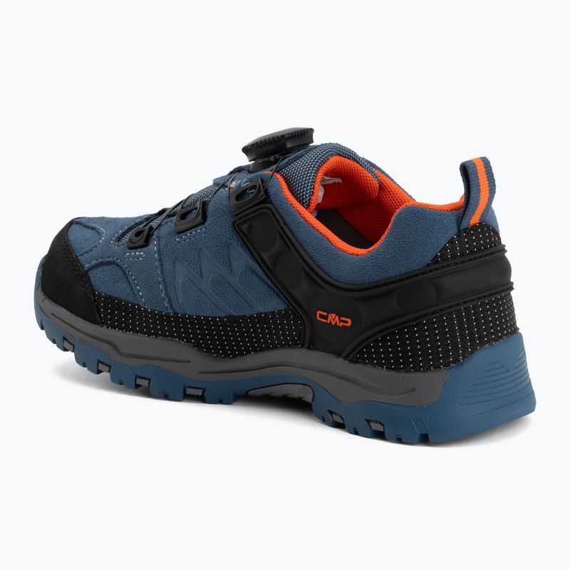 Vaikiški žygio batai CMP Kiruna Low FitGo Waterproof bluestone/arancio 3